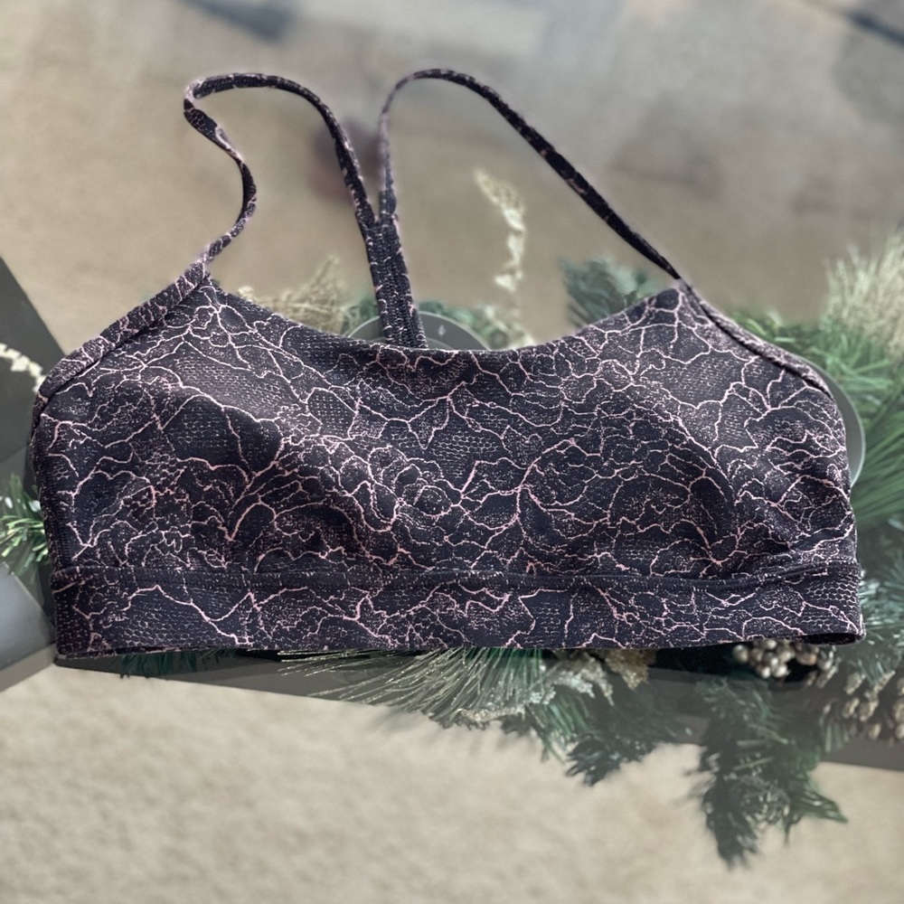 lululemon athletica Black and Pink Sports Bra